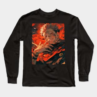 RYOMEN SUKUNA MERCH VTG Long Sleeve T-Shirt